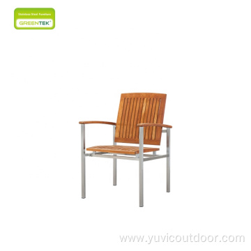 Modern European Party Retractable Teak Dining Table